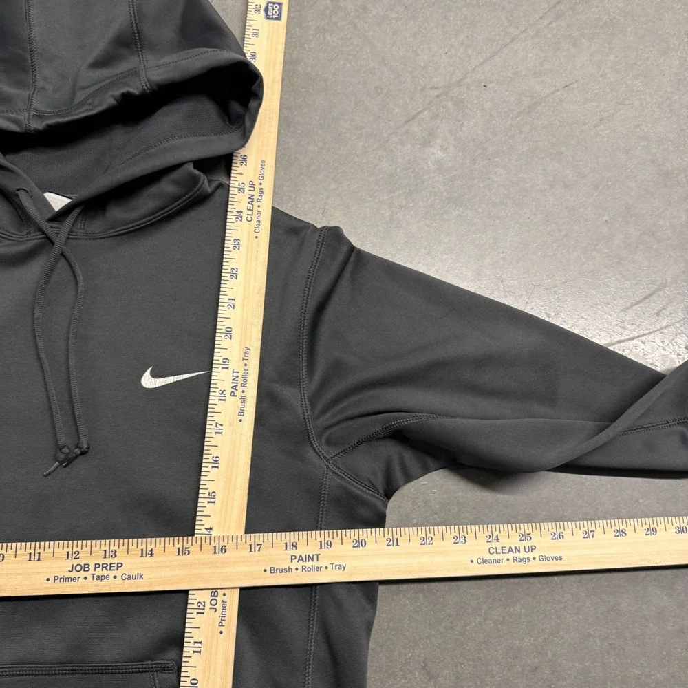 Nike Therma-FIT Mens Hoodie Gray Pullover Sweatshirt Small 3661